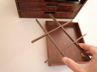 文具シェルフLX [A4サイズの書類入れ,文具その他、机上の整理に,8