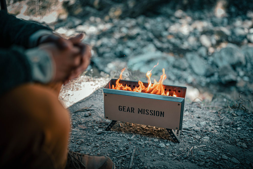 GEAR MISSIONシリーズに待望の新商品が登場。二次燃焼焚火台とGEAR