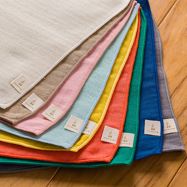 和晒（わさらし） 6重織ガーゼ ハンカチ: ガーゼ素材商品｜東洋羽毛