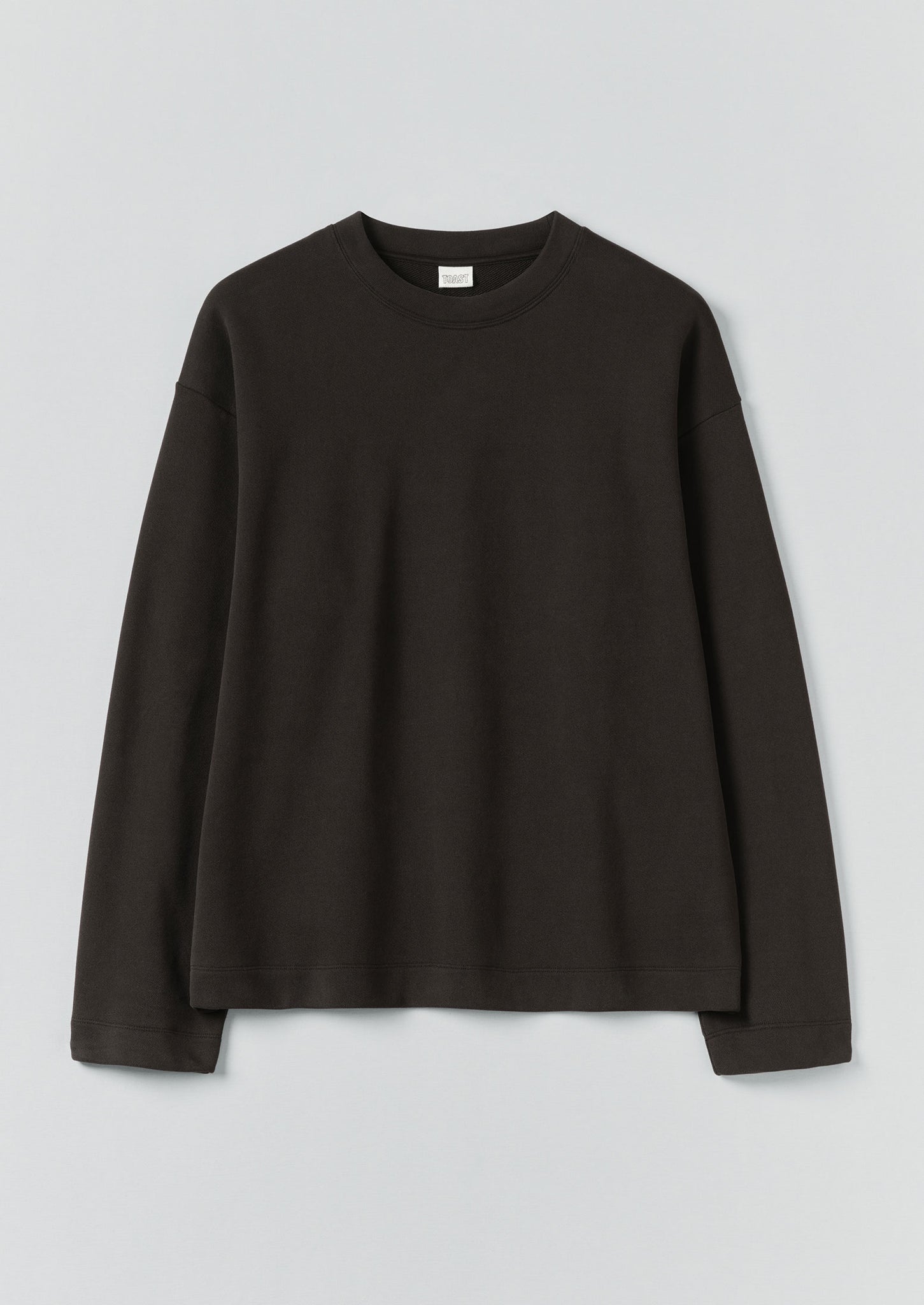 Loopback Jersey Sweatshirt | Black Pepper | TOAST