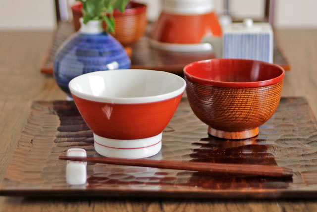 砥部焼の和食器 梅山窯の茶碗【砥部工房 からくさ】