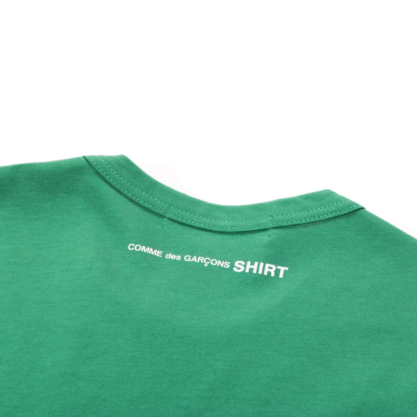 COMME DES GARCONS SHIRT T015 LONG SLEEVE T-SHIRT GREEN | TODAY