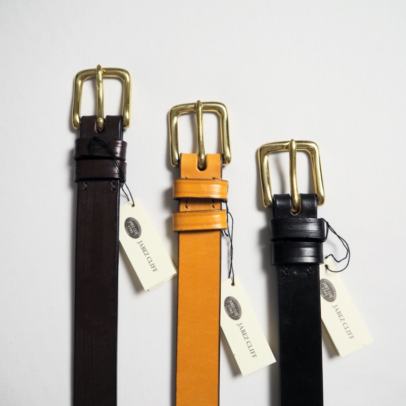 JABEZ CLIFF ジャベツクリフ ベルト STIRRUP LEATHER BELT 28mm幅 / 3