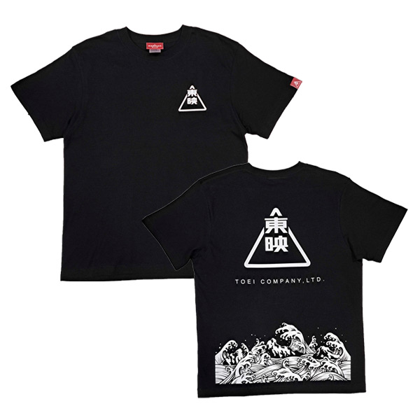 Tシャツ サンカク black (L)【東映荒波計画】【さよなら丸の内TOEI】(L
