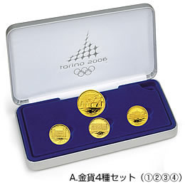 トリノ 2006 オリンピック冬季競技大会公式記念コイン」予約販売を開始