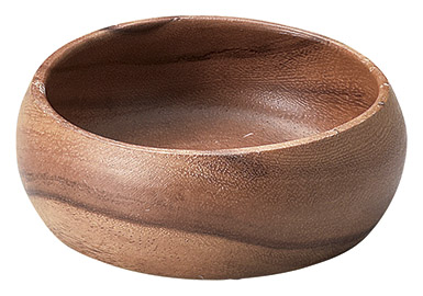 アカシアプレート 丸ボウル 10(木製ボウル(洋食器))|食器通販の陶磁庵