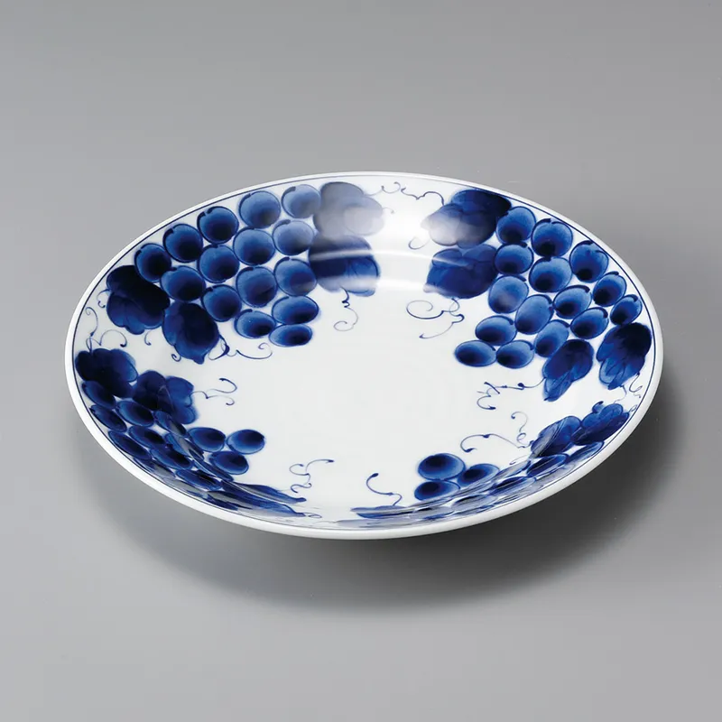 古染山水平盃(徳利・盃)|食器通販の陶磁庵