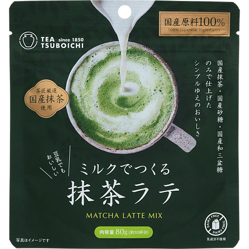 つぼ市製茶 ミルクでつくる抹茶ラテ 80g: ネットスーパー｜トキハ