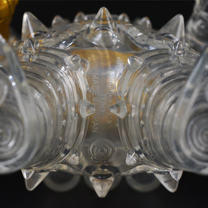 ソフビ製ともだち初号機 (Gold × Clear) + 土偶座人(Gold) | 多肉植物