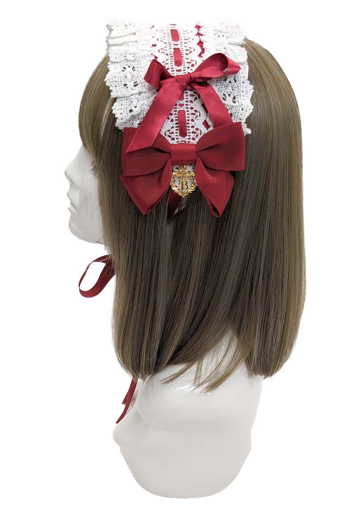 プリンセスドロップヘッドドレス(赤)｜東京ロリィタ-TOKYO LOLITA