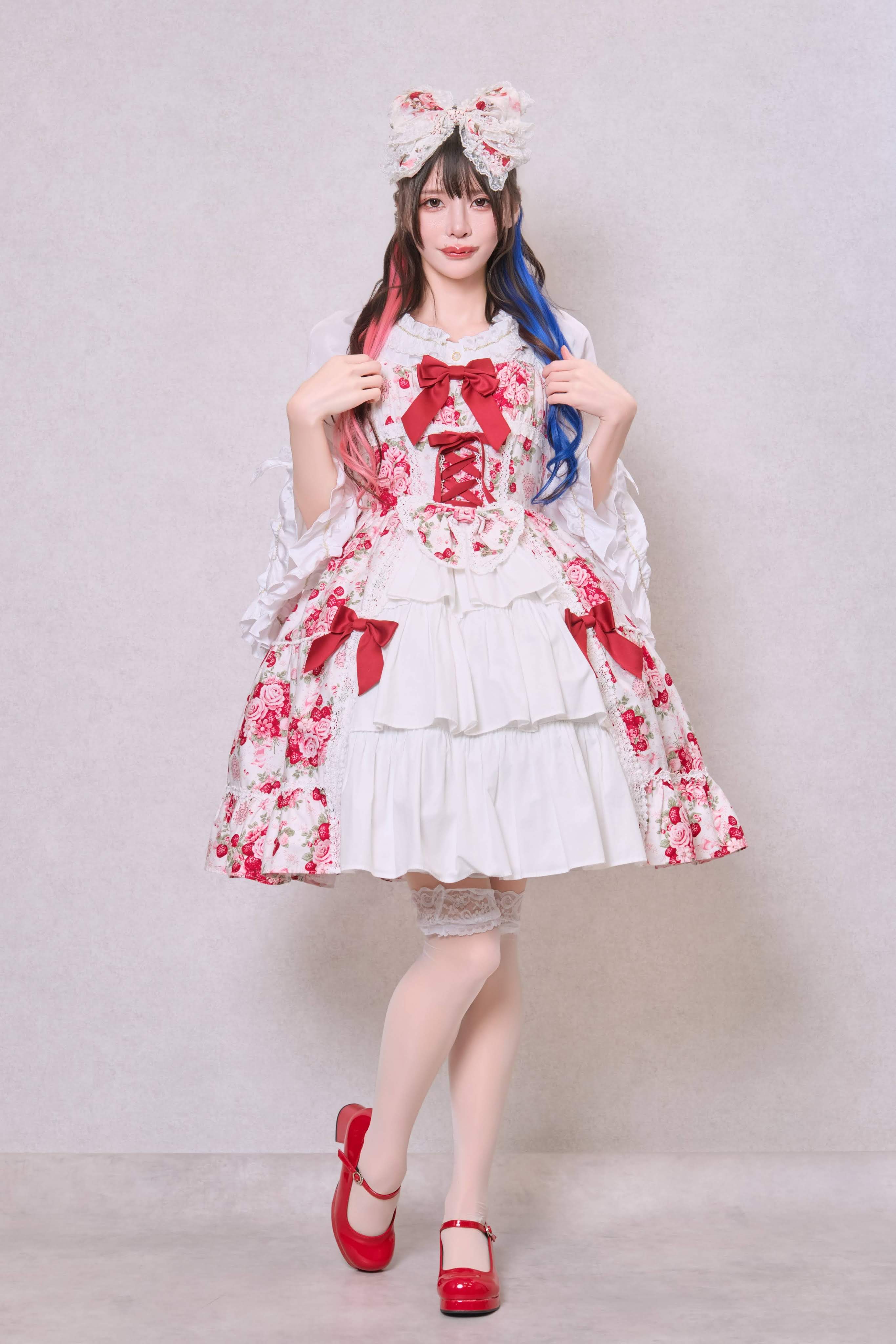 シュガーブーケ～永遠の乙女の憧れ～柄ジャンパースカートⅢ｜東京