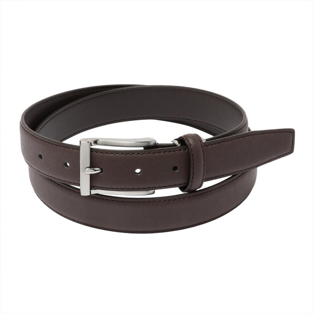 ベルト サフィアーノレザー サイズ調節可能 110cm メンズ(B11 ブラウン