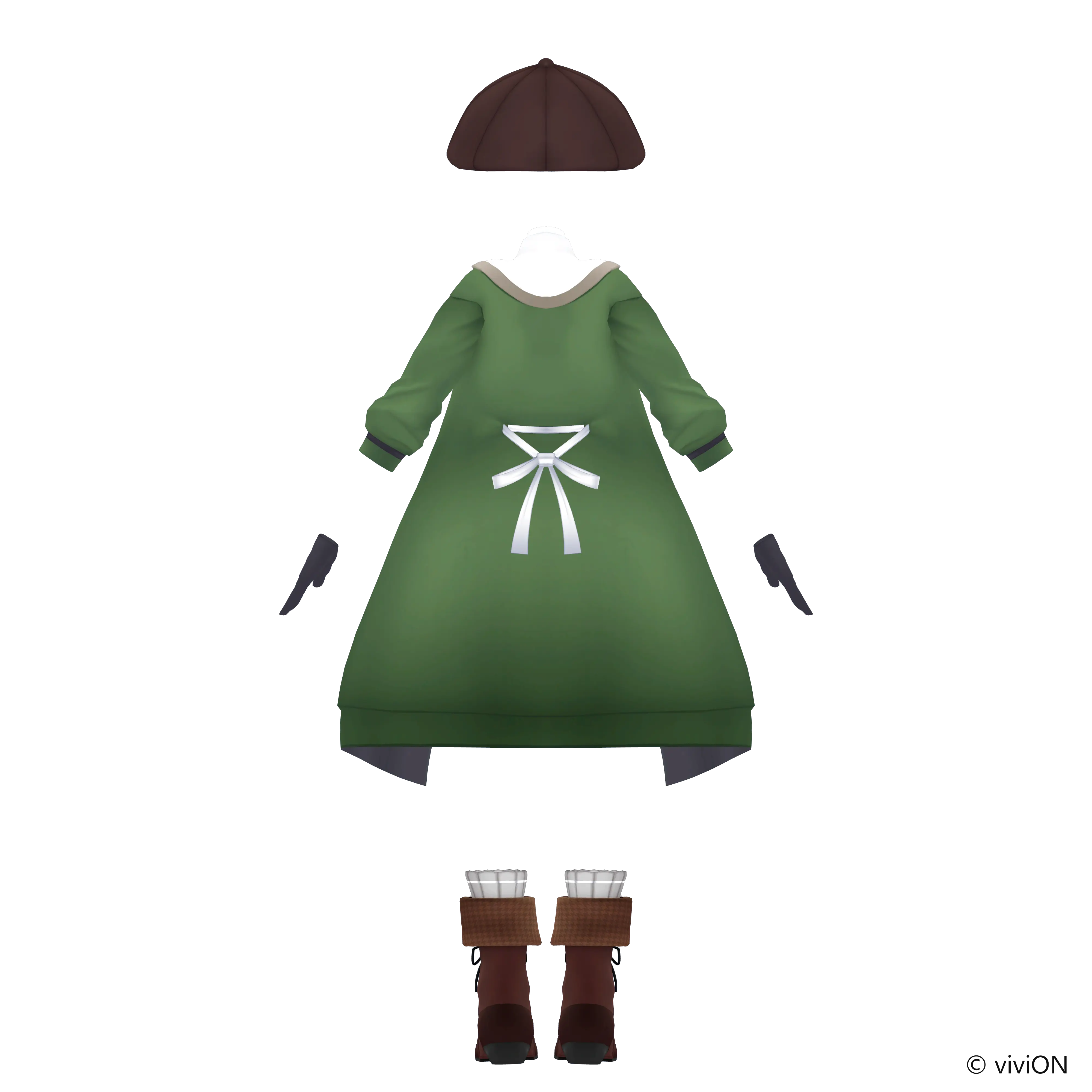 石狩あかり あおぎり高校公式VRChat衣装(Kikyo): トータルコーデ