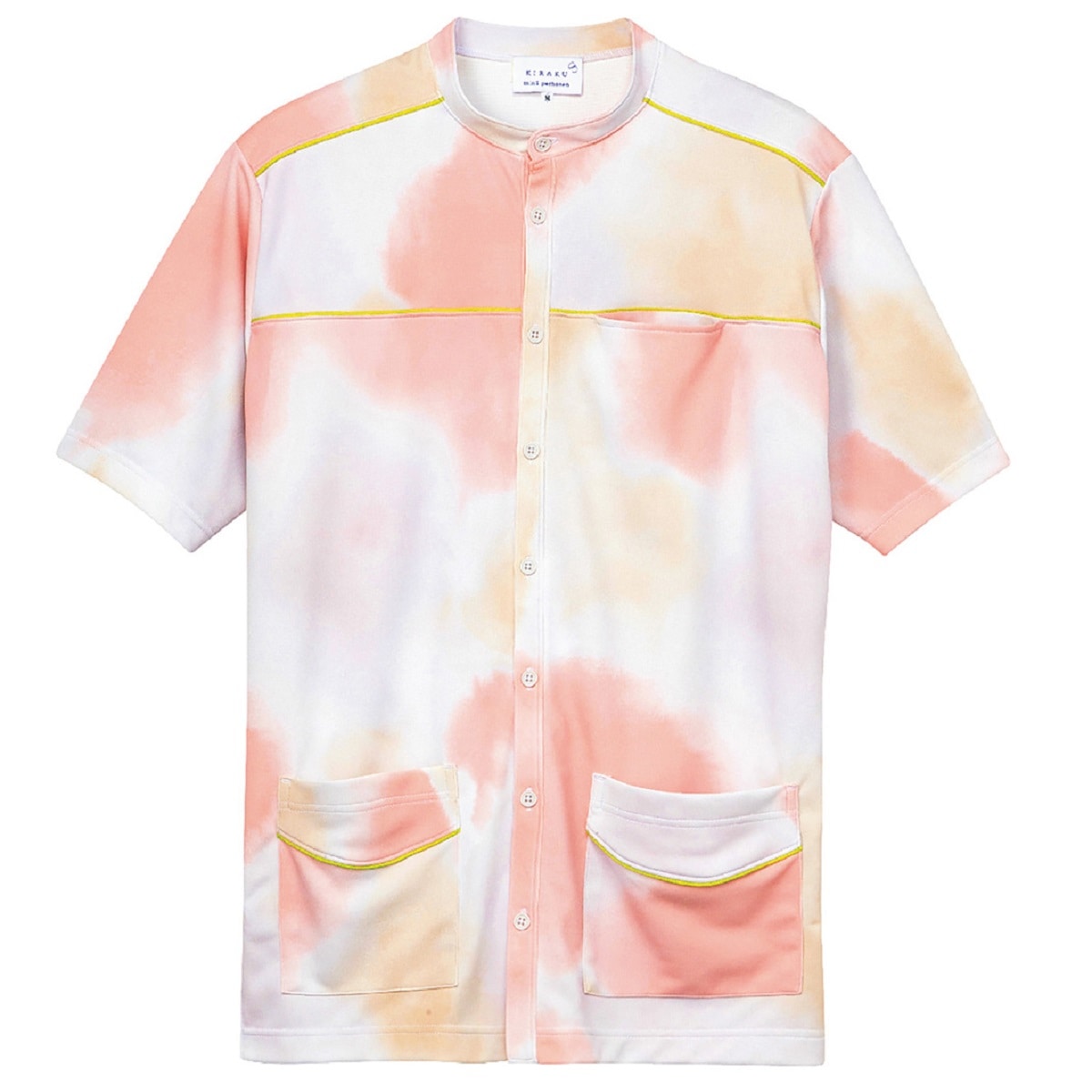 品番： 4P12003 】 男女兼用 シャツ 介護士用 防縮 吸汗 速乾 両脇