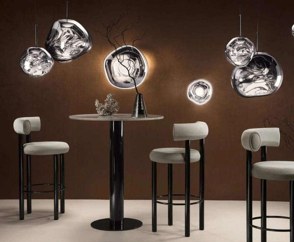MELT LED MIX LARGE ROUND CHROME – Tom Dixon ONLINE STORE – トム