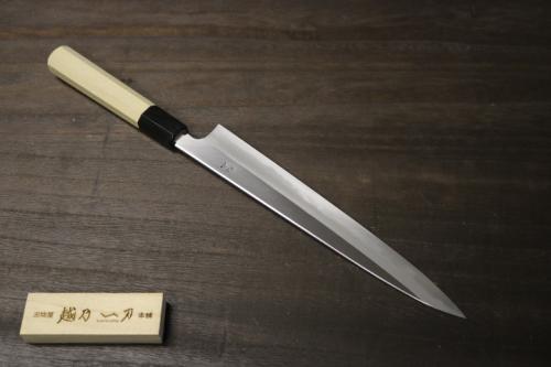 越乃一刀 極上 本霞 白2鋼 和筋引270mm – 刃物屋 越乃一刀 本舗