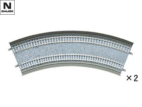 複線カーブレールDC391・354-45(F)(2本セット) ｜製品情報｜製品検索