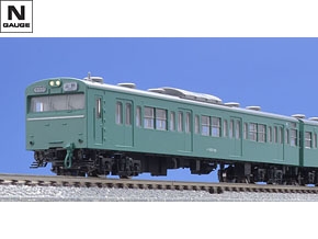 国鉄 103系通勤電車（ユニットサッシ・エメラルドグリーン）増結セット