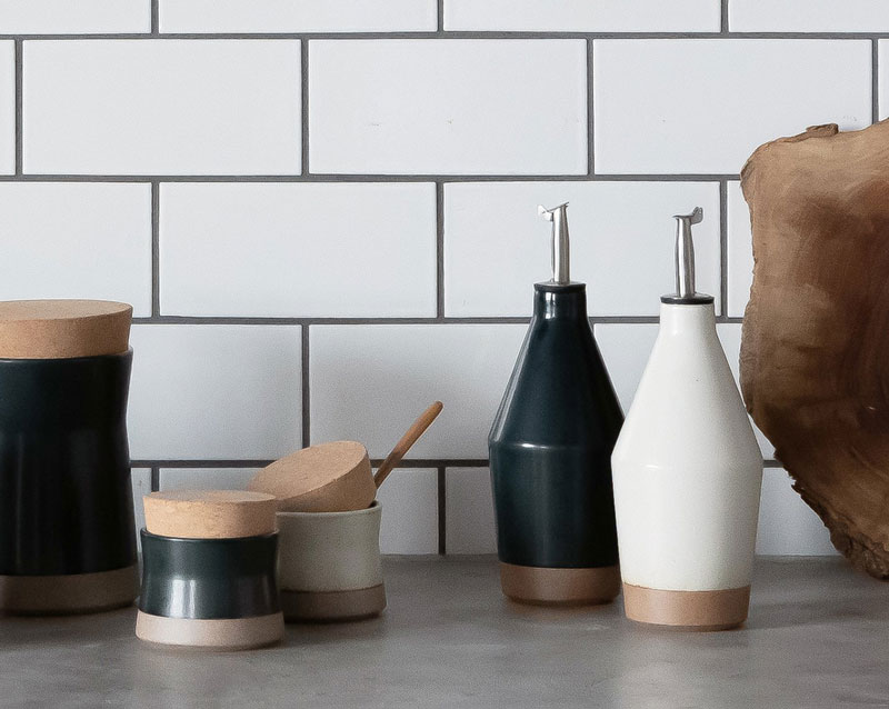 KINTO キントー セラミックラボ オイルボトル 300ml ホワイト CLK-211