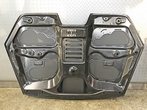 S660カーボンエンジンフード