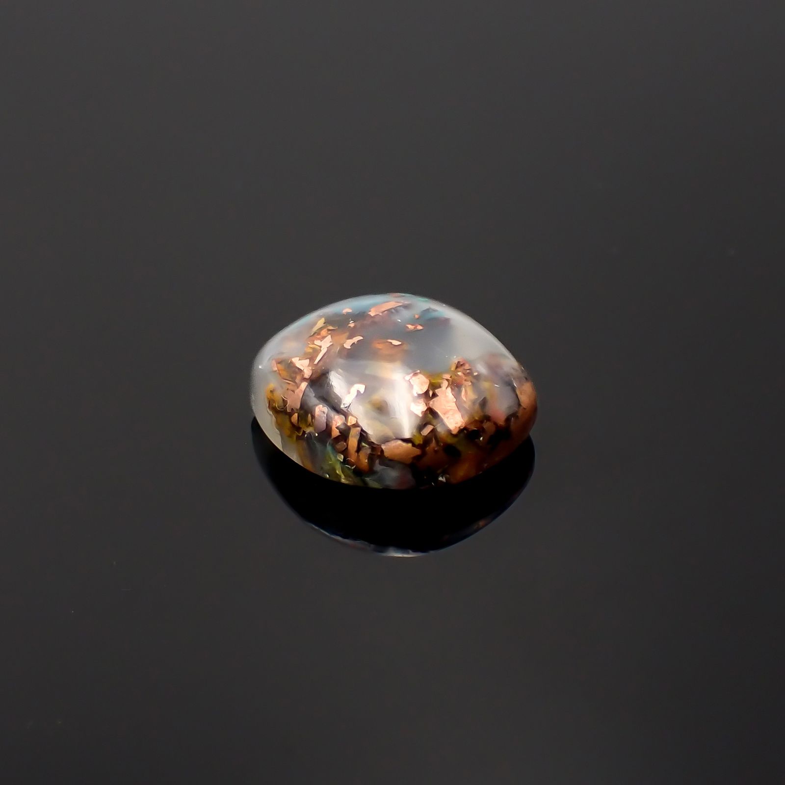 コッパークリソコラインカルセドニー インドネシア産 13.92ct / 14.9