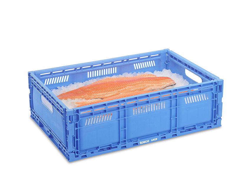 Seafood 6419 RPC | Durable, Hygienic Crate by Tosca