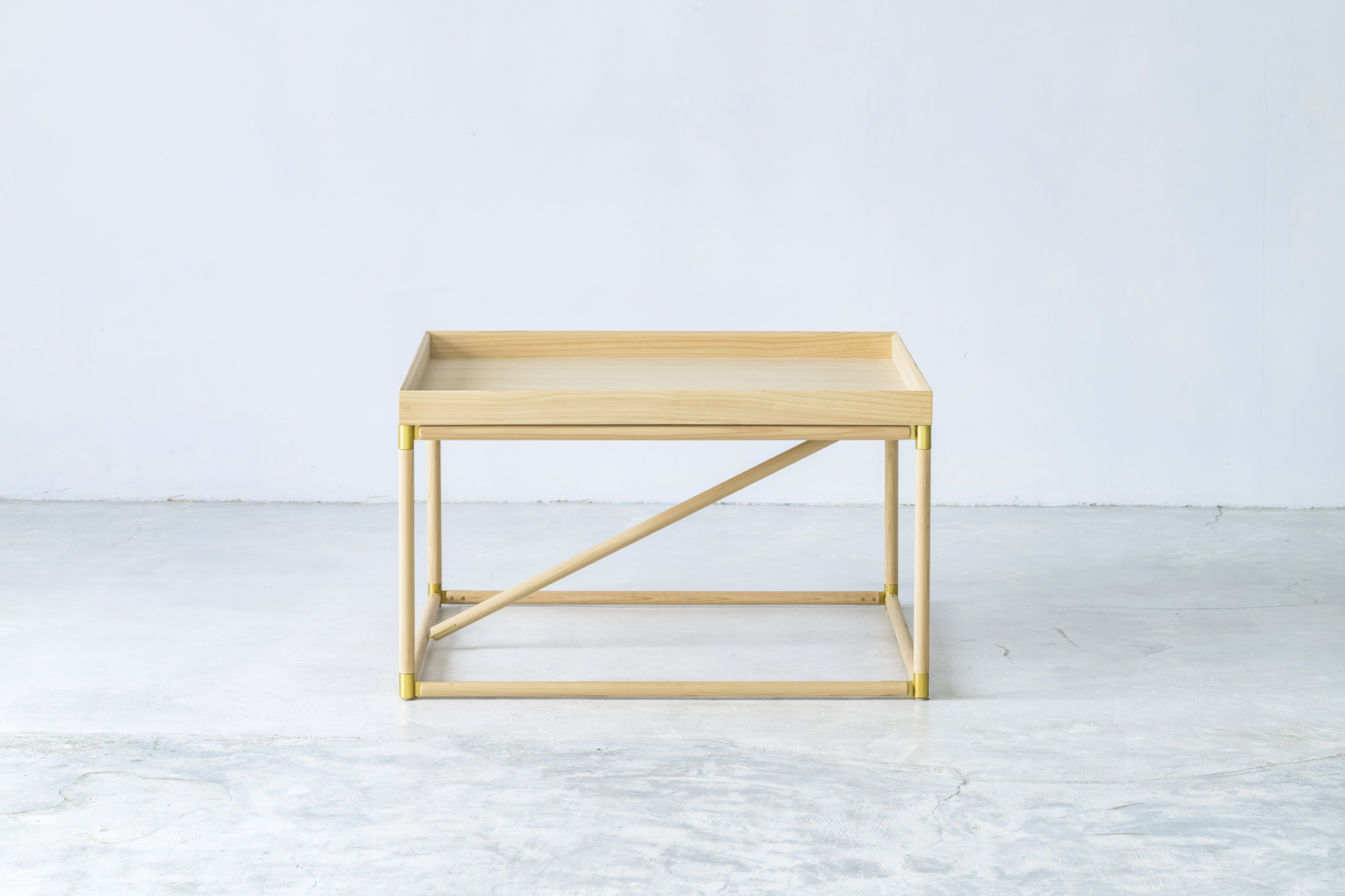 BRACE-03ローテーブル low table - PRODUCTS | 建彦木工 | 森と木と人