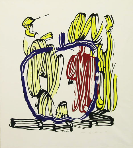 ヴァーティカル・アップルVertical Apple|ロイ・リキテンスタインRoy