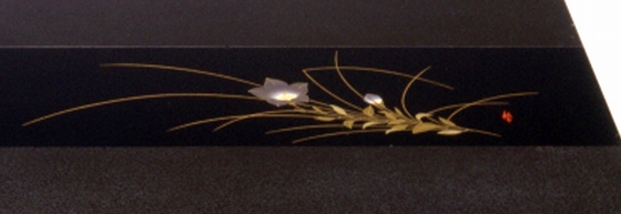 座卓 足の高さをソファーに合わせて、センターテーブルにも。両側石目