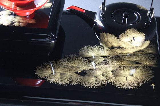 屠蘇器 松風沈金 506,000円（税込） | 輪島塗の塗師屋 輪島漆器大雅堂