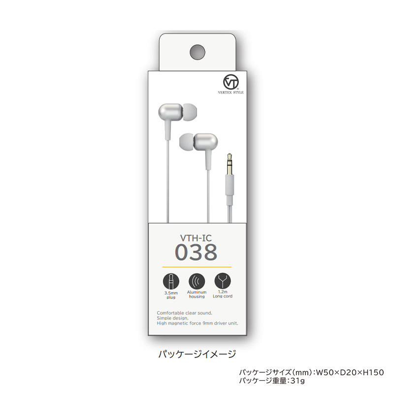 カナル型イヤホン VTH-IC038 | ぱちキャラ オンライン by大宏