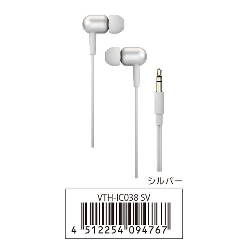カナル型イヤホン VTH-IC038 | ぱちキャラ オンライン by大宏