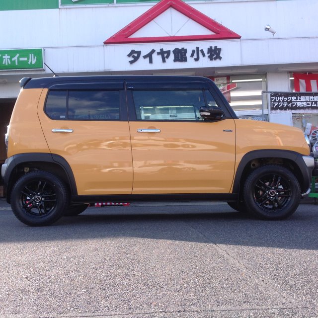 ハスラー スタッドレスタイヤ・ホイールセット（インチダウン）取付