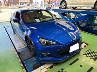 スバルBRZ ZC6にWORK EMOTION T5R 2P ブラックカラー18インチ取り付け