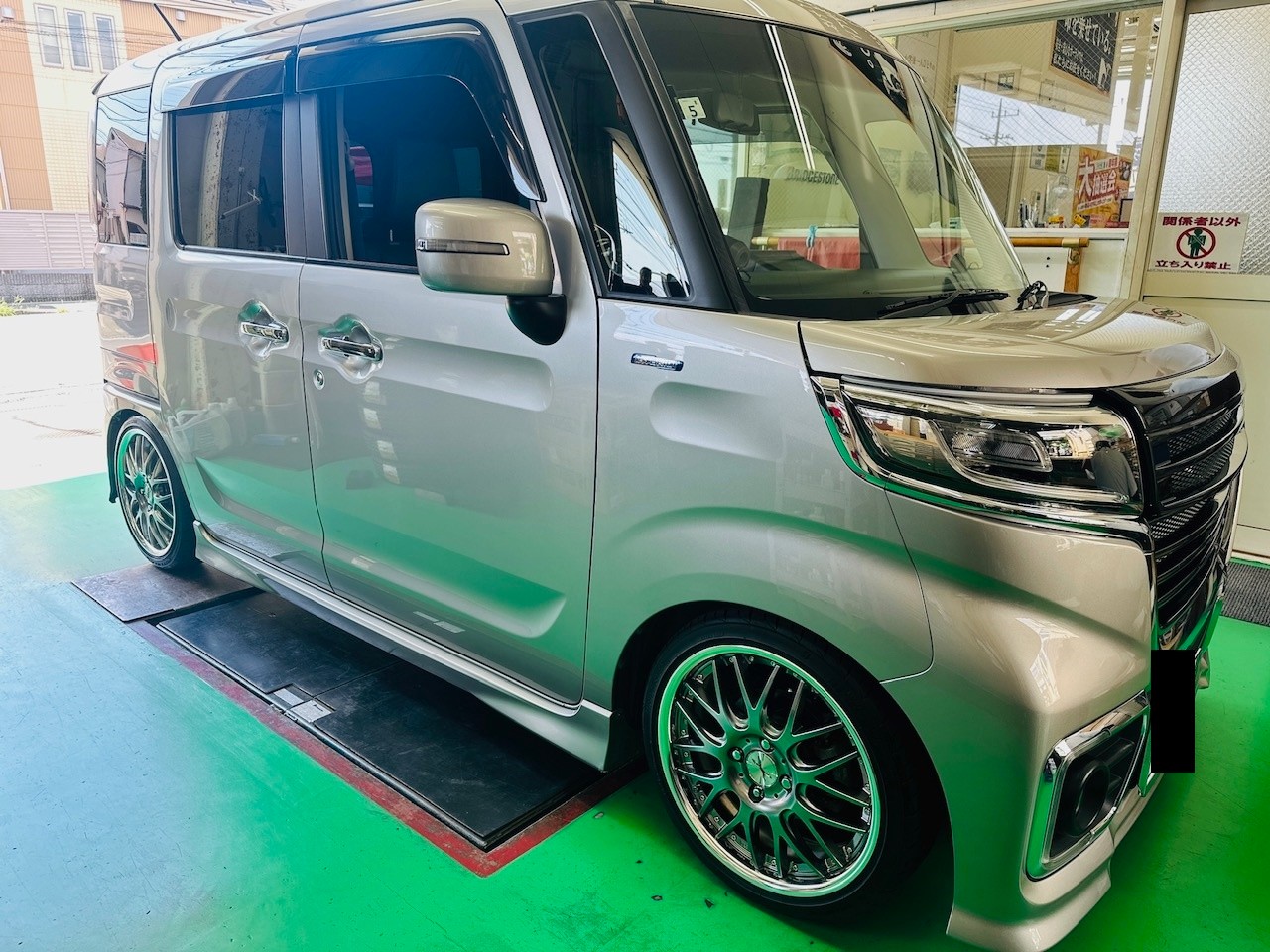 スズキ スペーシアカスタム RSR車高調 BEST☆i C＆K 取付 | 店舗お