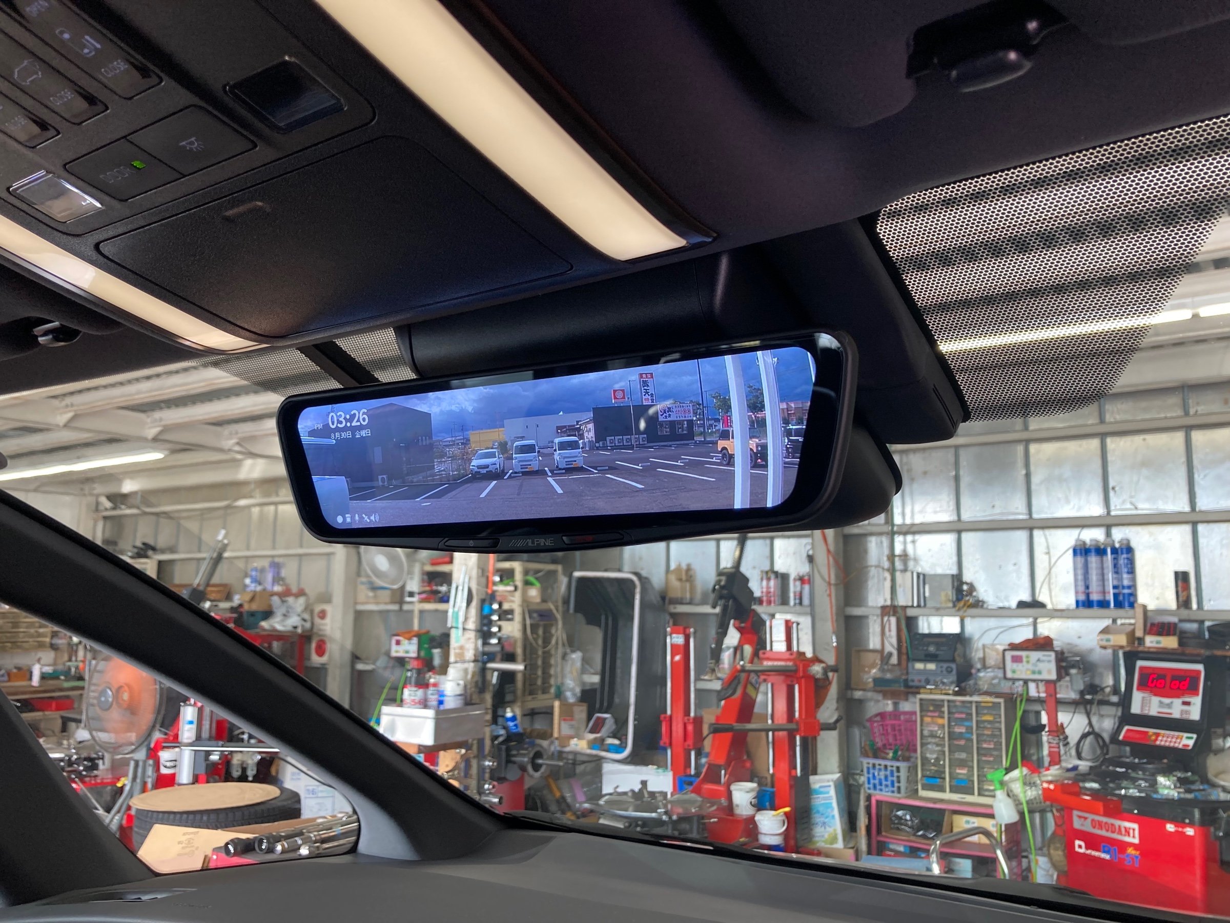 40アルファード アルパイン デジタルインナーミラー 取付 | 店舗お