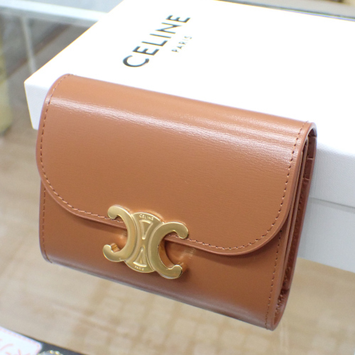 CELINE セリーヌ コンパクトウォレット トリオンフ 三つ折り財布 買取