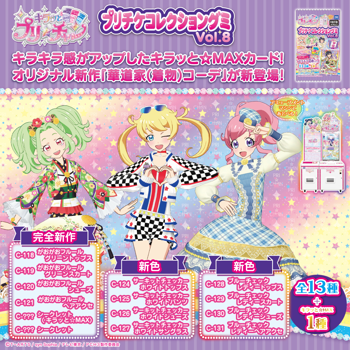 キラッとプリ☆チャン プリチケコレクショングミ Vol.8｜商品情報
