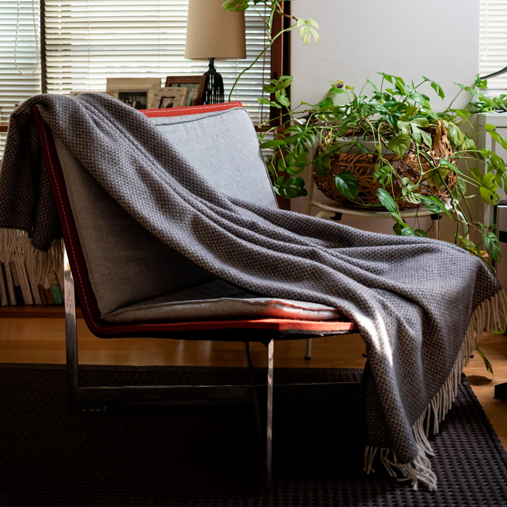 リサイクルメリノウールスロー ヴァレー グレー | 商品詳細 | 高島屋