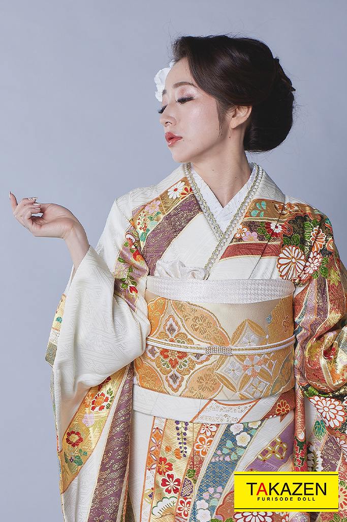 プレミアム古典 白/ゴールド(金色) 熨斗柄 高級古典 豪華 金駒繍 金彩