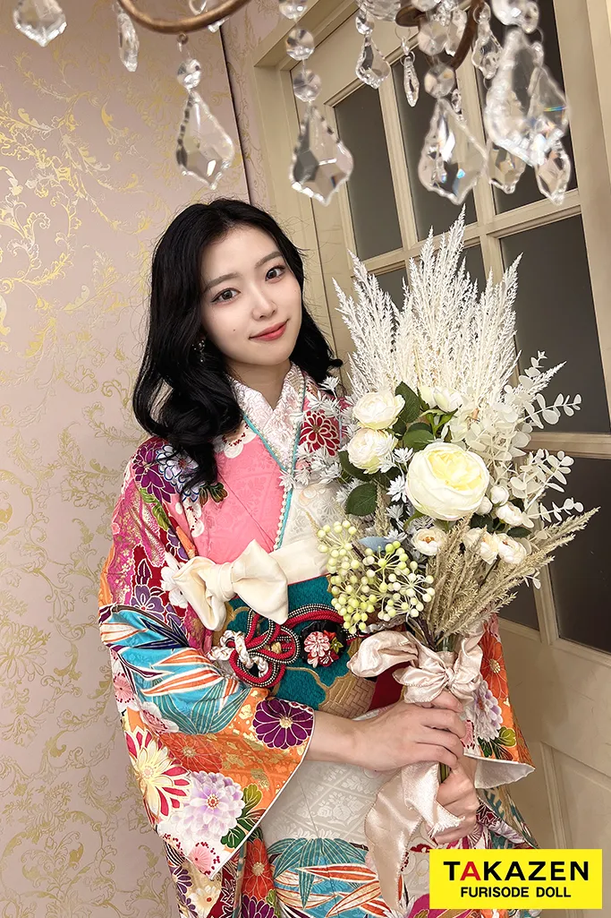 正統派古典 白/ピンク 牡丹柄/琉球柄 紅型 カラフル おしゃれ 個性的