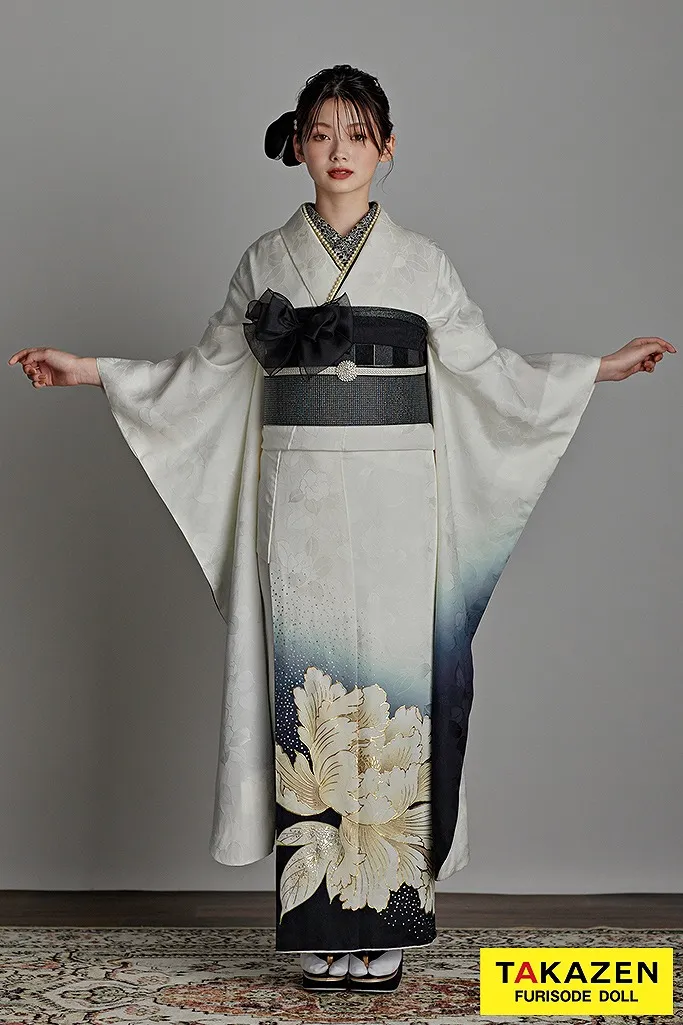 ヴィンテージスタイル 白/グラデーション すっきり柄/ワンポイント