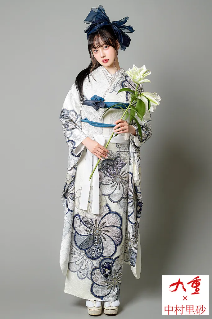 桂由美プレミアム 黒/グリーン(緑色)/ゴールド(金色) 牡丹柄 モード