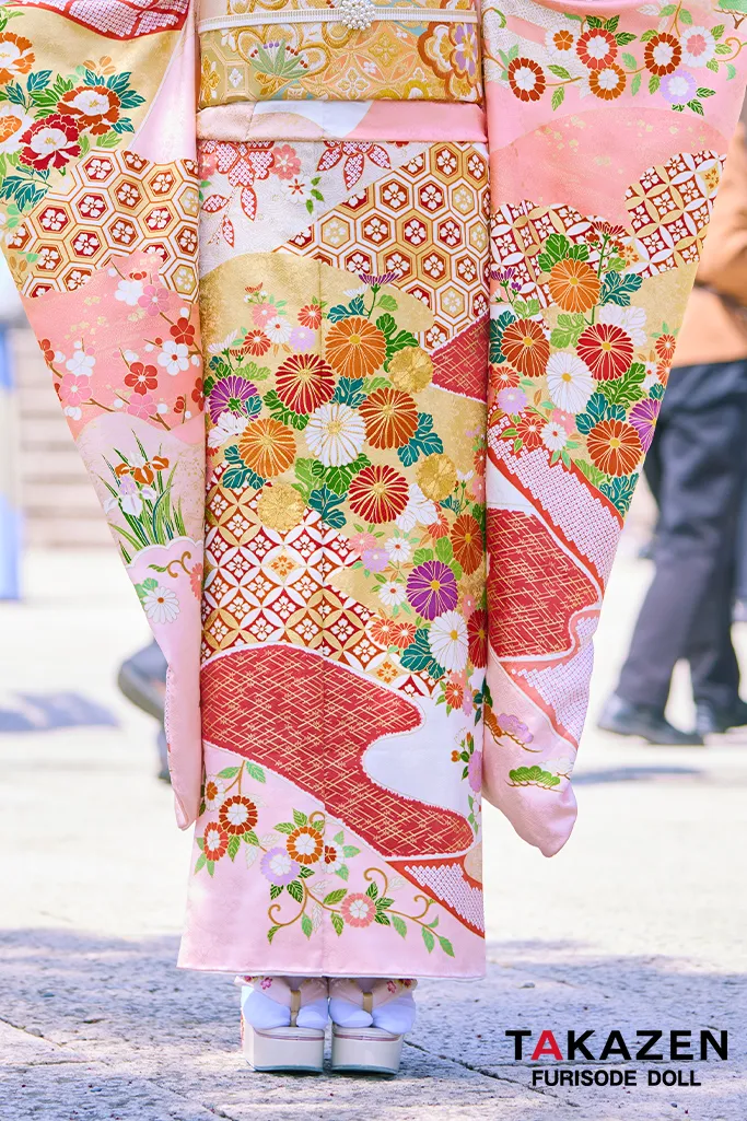 プレミアム古典 吉澤織物/最高級染繍桶絞り友禅 ピンク 清楚 高級振袖