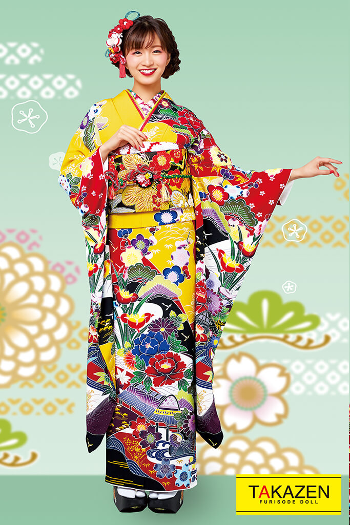 格式の高い柄 紅型の振袖をご紹介✨✨｜成⼈式の振袖ネットレンタル