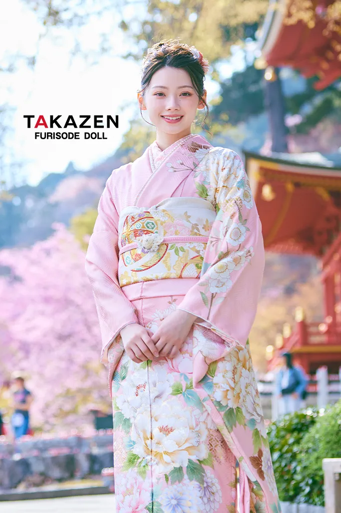 正統派古典 赤/黒 絞り風/毬柄 人気 はんなり 可愛い 高級振袖 金駒繍