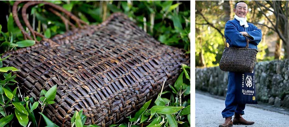 山ぶどう籠 スマホケース ポーチ 下籠 素材として 3個セット 楽天市場