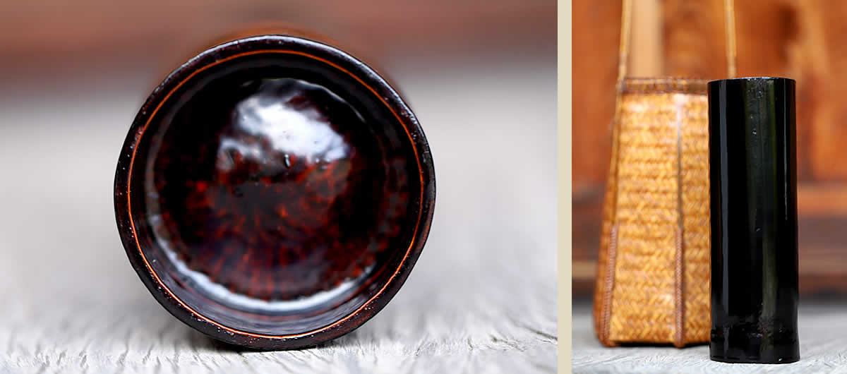 一点限り】 渡辺竹清作 虎竹花器 燈明 | 虎斑竹専門店 竹虎