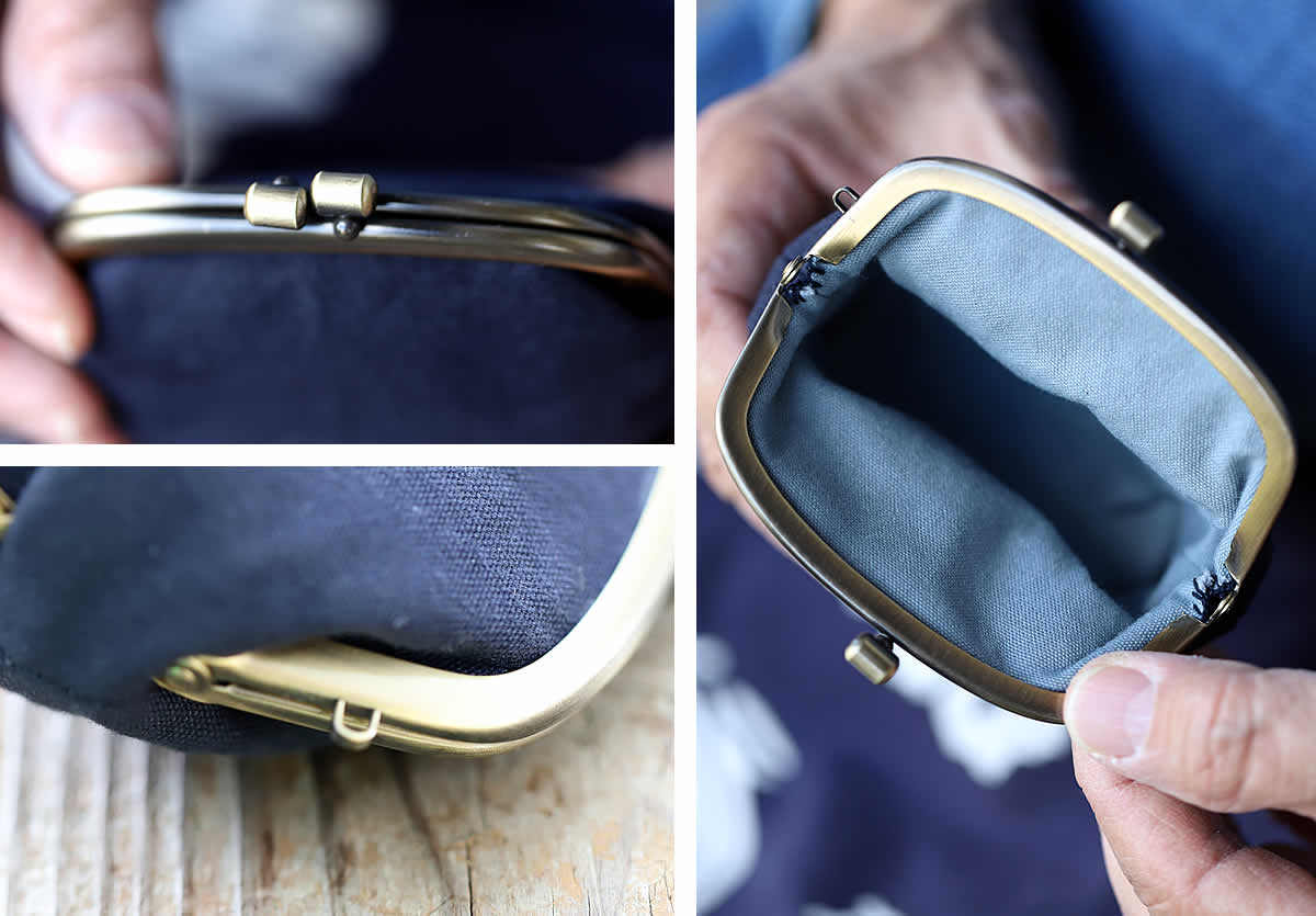 虎竹六ツ目編がま口財布 | 虎斑竹専門店 竹虎