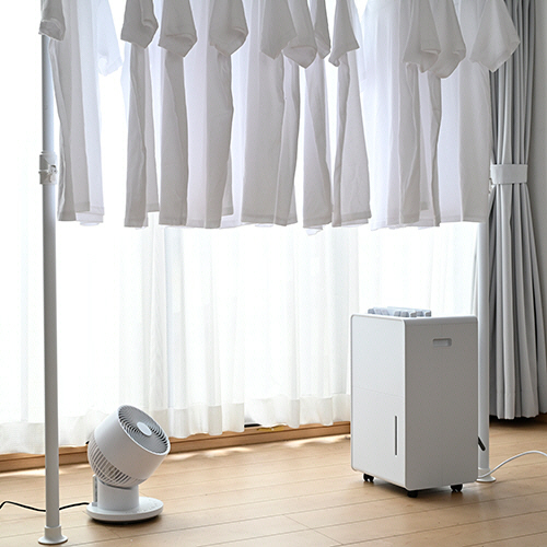 たのめーる】YAMAZEN 衣類乾燥除湿機 YDC-H601(W) 1台の通販